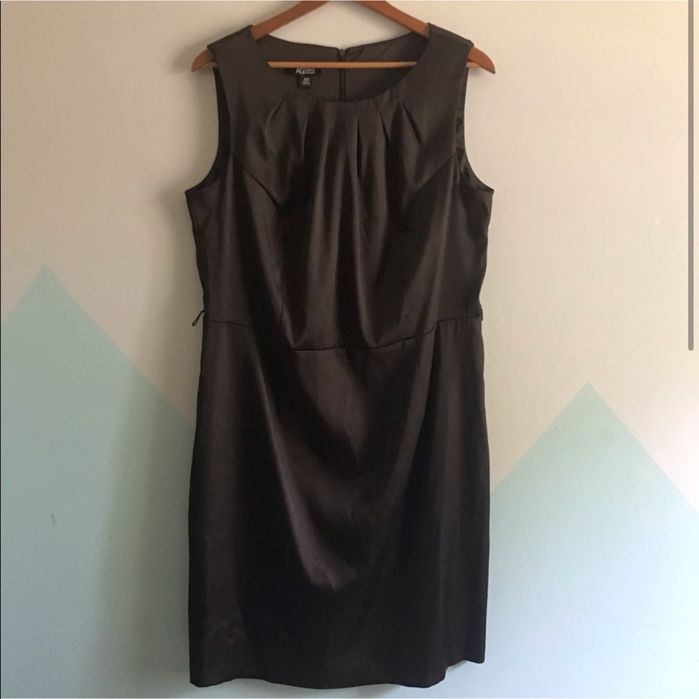 Brown Formal Business Professional Dress Plus Size